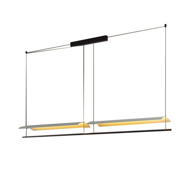 Linear Iron LED Pendant Lamp - 图片 6
