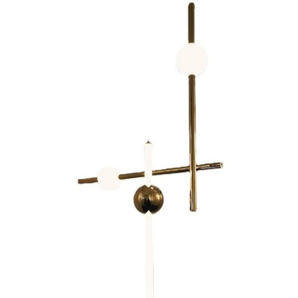 Gold White Iron Linear Pendant Lamp - 图片 6
