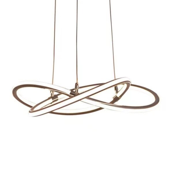 D100CM Four Leaf Clover Golden Pendant Lamp - 图片 6