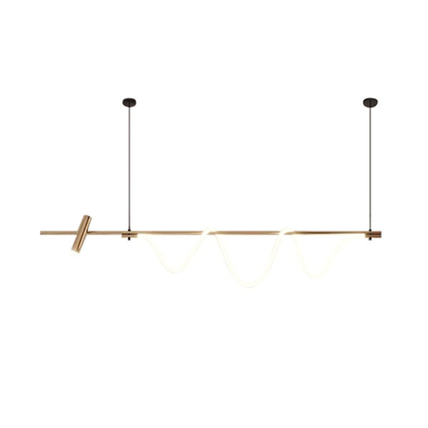 Linear Tube Silicone Pendant Lamp - 图片 6