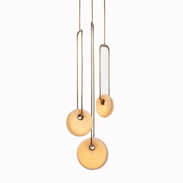 D35CM Creative Round LED Pendant Lamp - 图片 6