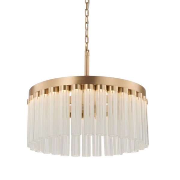 G4 Glass Chrysanthemum Tube Pendant Light - 图片 5