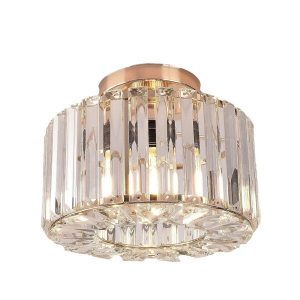 H25cm Iron Crystal Ceiling Light - 图片 6