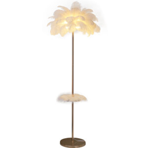 H150CM Iron Feather Floor Lamp