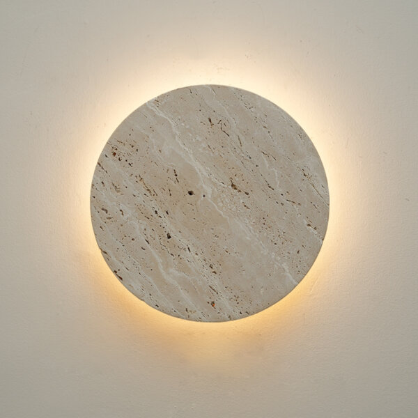 Wabi-Sabi Style LED Stone Wall Lamp - 图片 7