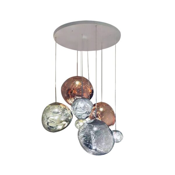 1-14 Heads Lava Acrylic Pendant Light - 图片 7