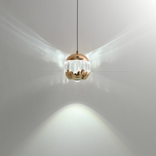 H16cm Acrylic Aluminum Pendant Light - 图片 8