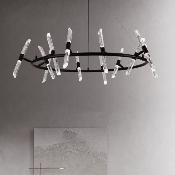 Iron Bubble Stick LED Pendant Lamp - 图片 2