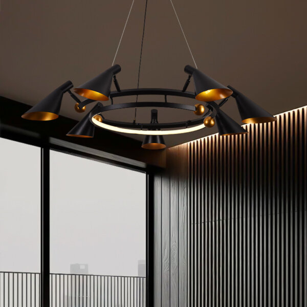E27/E26 Aluminum Iron Pendant Lamp - 图片 2