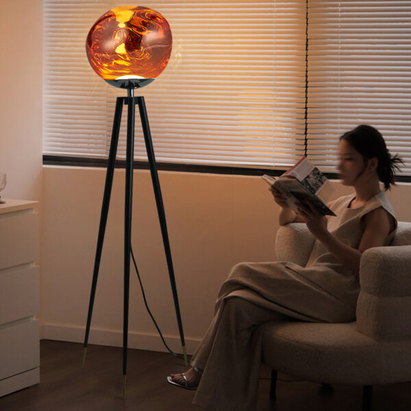 H170cm Acrylic Lava LED Floor Light - 图片 2