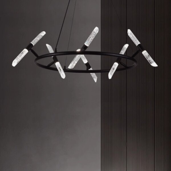 Iron Bubble Stick LED Pendant Lamp - 图片 3