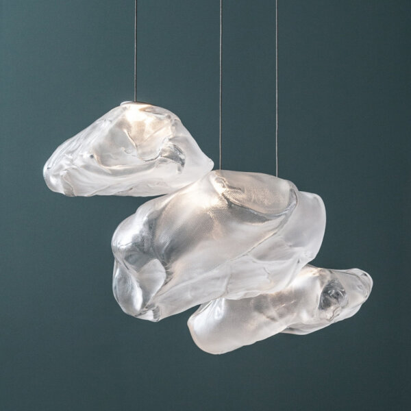 G9 Bubble Smoke Gray Glass Pendant Light - 图片 3