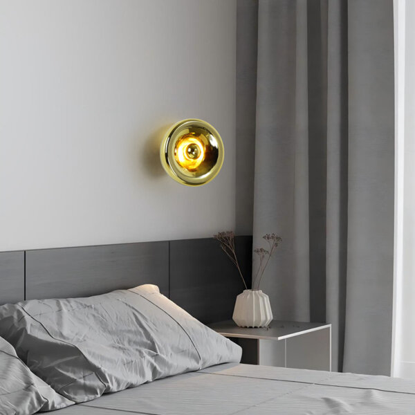 E27/E14 Aluminum Glass Lava Wall Light - 图片 3