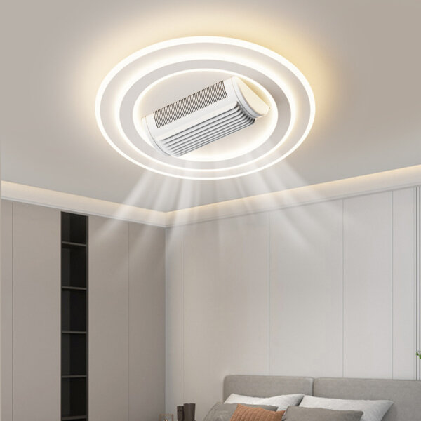 Iron Acrylic Remote Control Ceiling Fan Light - 图片 4