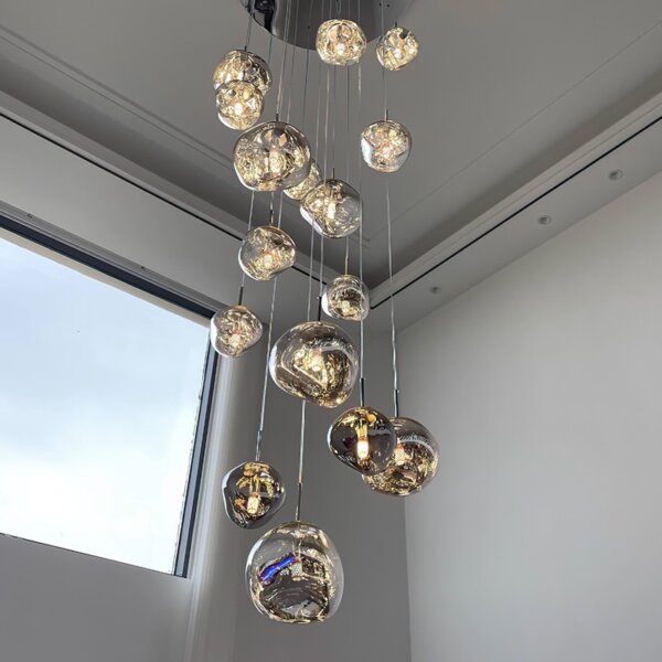 1-14 Heads Lava Acrylic Pendant Light - 图片 11