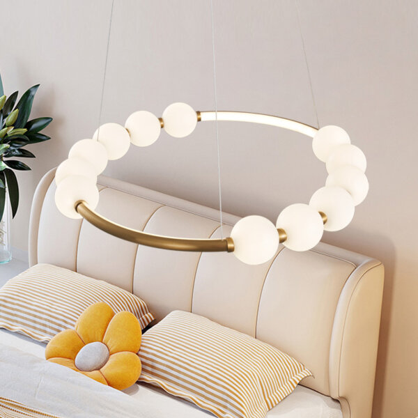 Circle Ring Acrylic LED Pendant Lamp - 图片 5