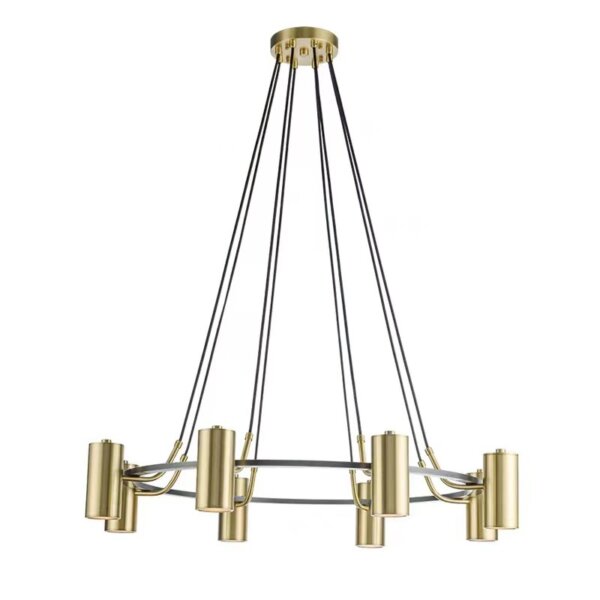 GU10 Brass Round Pendant Lamp - 图片 6
