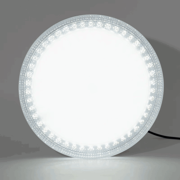 H4cm Round Rectangular Plastic Ceiling Light - 图片 7