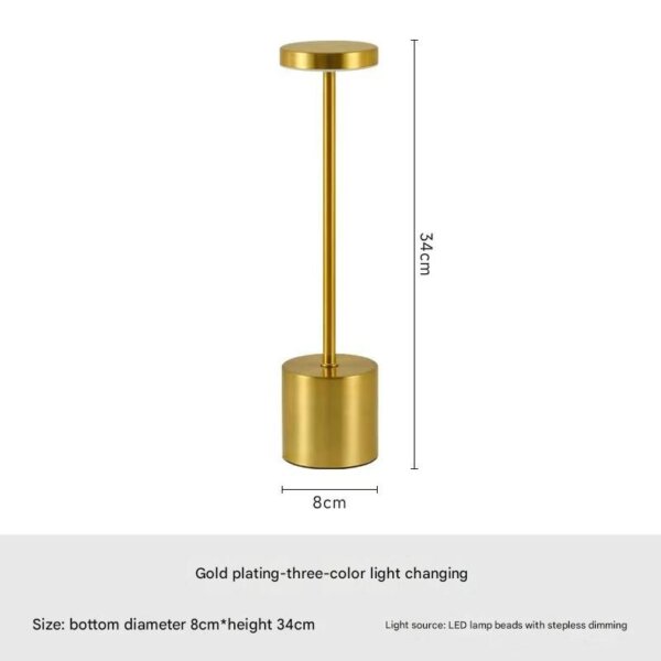 H34cm Iron Acrylic Colourful LED Table Lamp - 图片 9
