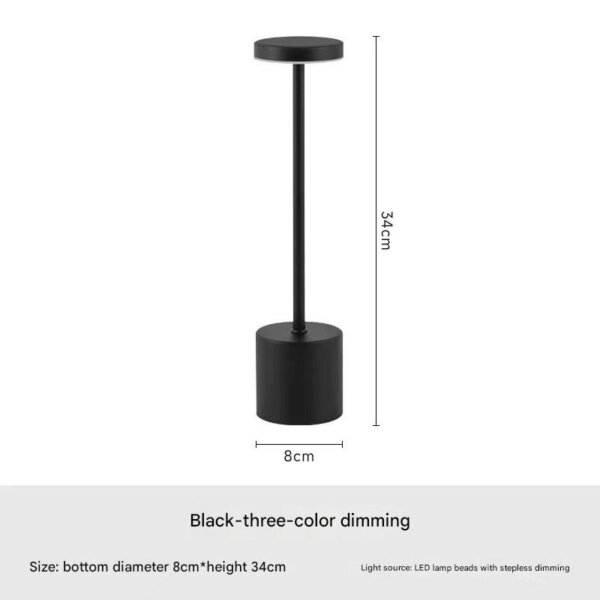 H34cm Iron Acrylic Colourful LED Table Lamp - 图片 10