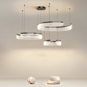 Circle Acrylic Translucent Pendant Lamp