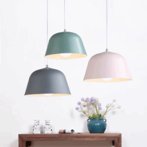 Pink Green Gray Black White Yellow Pendant Lamp