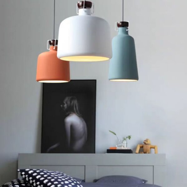 1-Head Iron LED Pendant Lamp - 图片 2