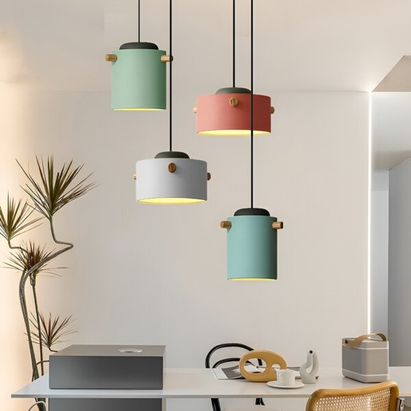 D30cm Column Aluminum Pendant Lamp