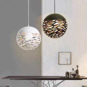 Ball Black White Pendant Lamp