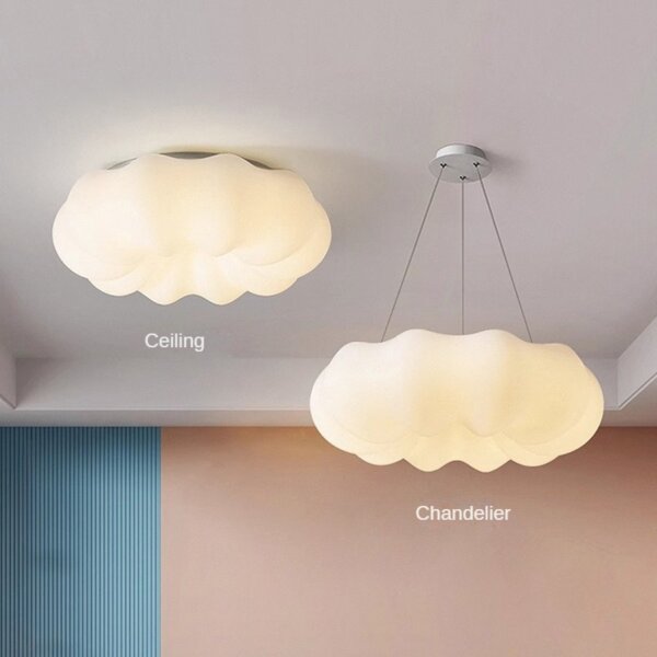 D45/55/65cm Iron PE Pendant Light - 图片 3