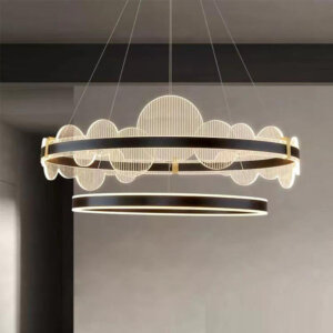 Aluminum Large Round Ring Pendant Light