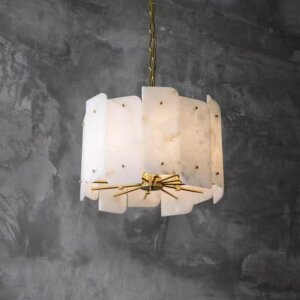 6-10 Heads Nordic Marble Alabaster Pendant Light
