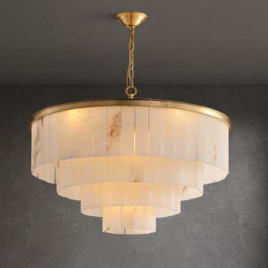 8-21 Heads Copper Marble Brass Pendant Lamp