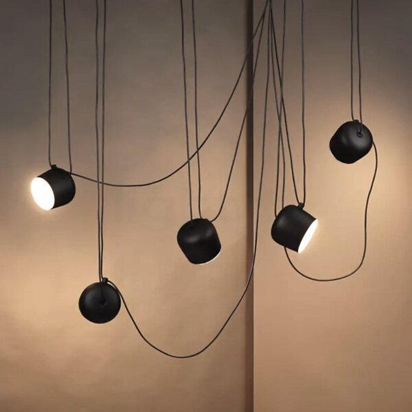 D28/30cm White Black Pendant Lamp