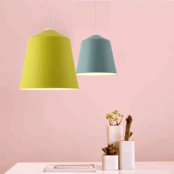 Multi-Color Optional Aluminum Pendant Light - 图片 3