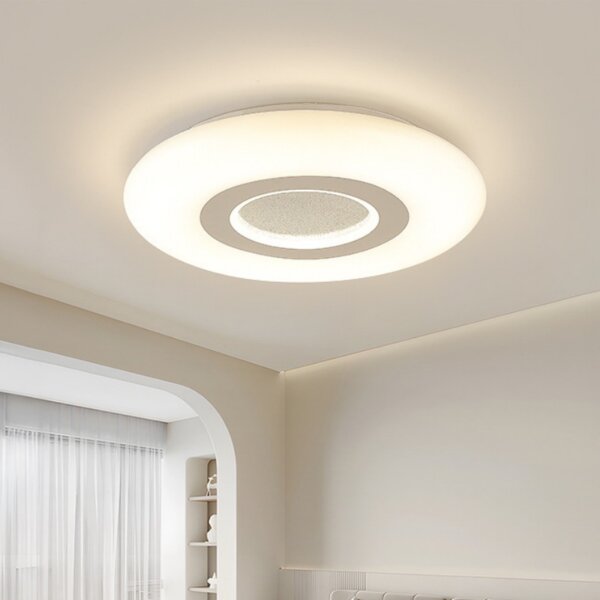 D46/60cm Black White PE Pendant Lamp - 图片 3