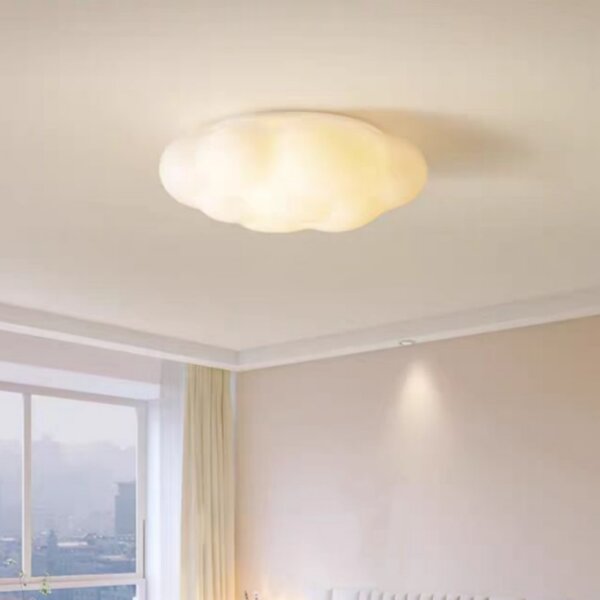 Matt White Cloud Iron Pendant Light