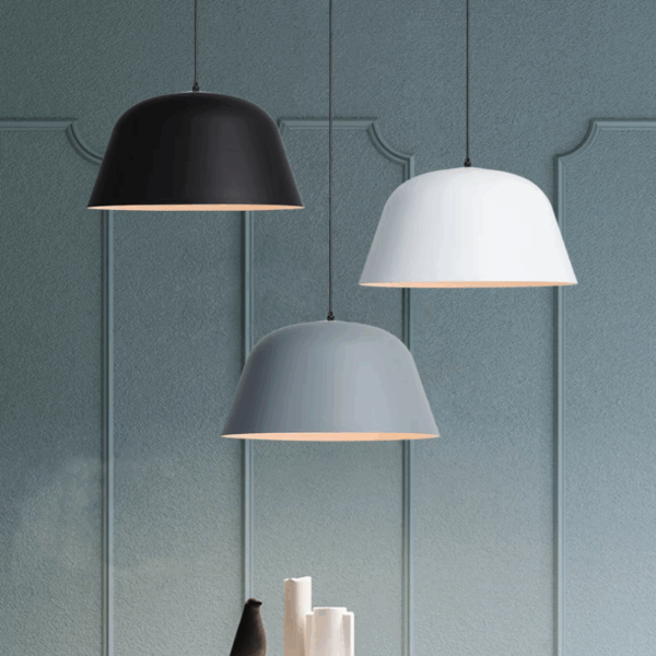 Pink Green Gray Black White Yellow Pendant Lamp - 图片 3