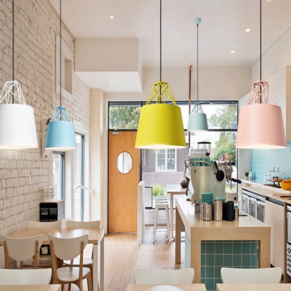 D30cm Aluminum Metal Pendant Light - 图片 3