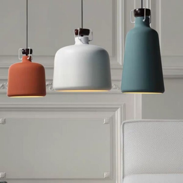 1-Head Iron LED Pendant Lamp - 图片 3