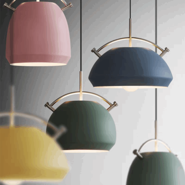 Colorful Aluminum Iron Pendant Light - 图片 3