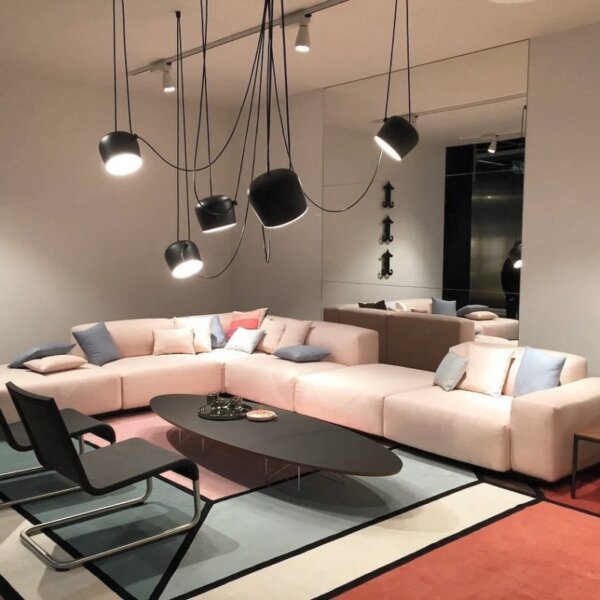 D28/30cm White Black Pendant Lamp - 图片 3