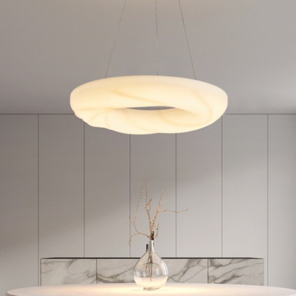 D50cm PE Iron Round Pendant Lamp - 图片 3