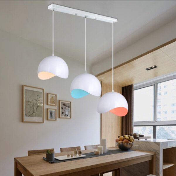 D20cm Round Metal Pendant Light - 图片 3
