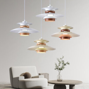 E27/E26 Adjustable Aluminum Pendant Lamp