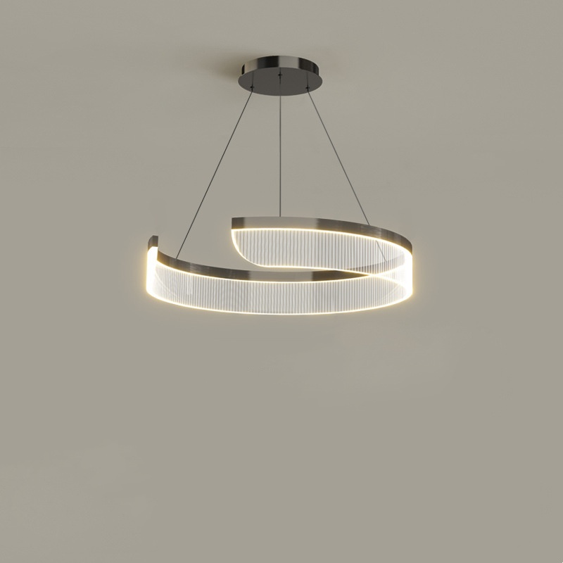 Circle Acrylic Translucent Pendant Lamp - 图片 4