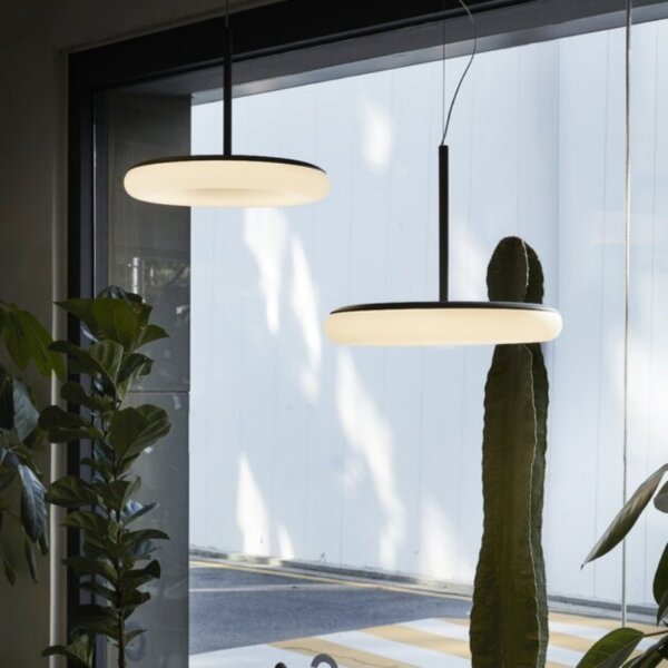 Matt Black White LED PE Pendant Lamp - 图片 5