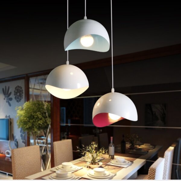 D20cm Round Metal Pendant Light - 图片 4