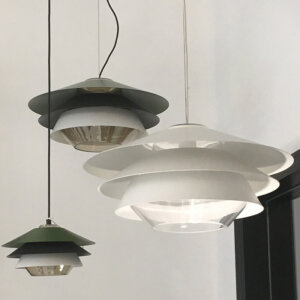 Black Small Round Metal Pendant Lamp