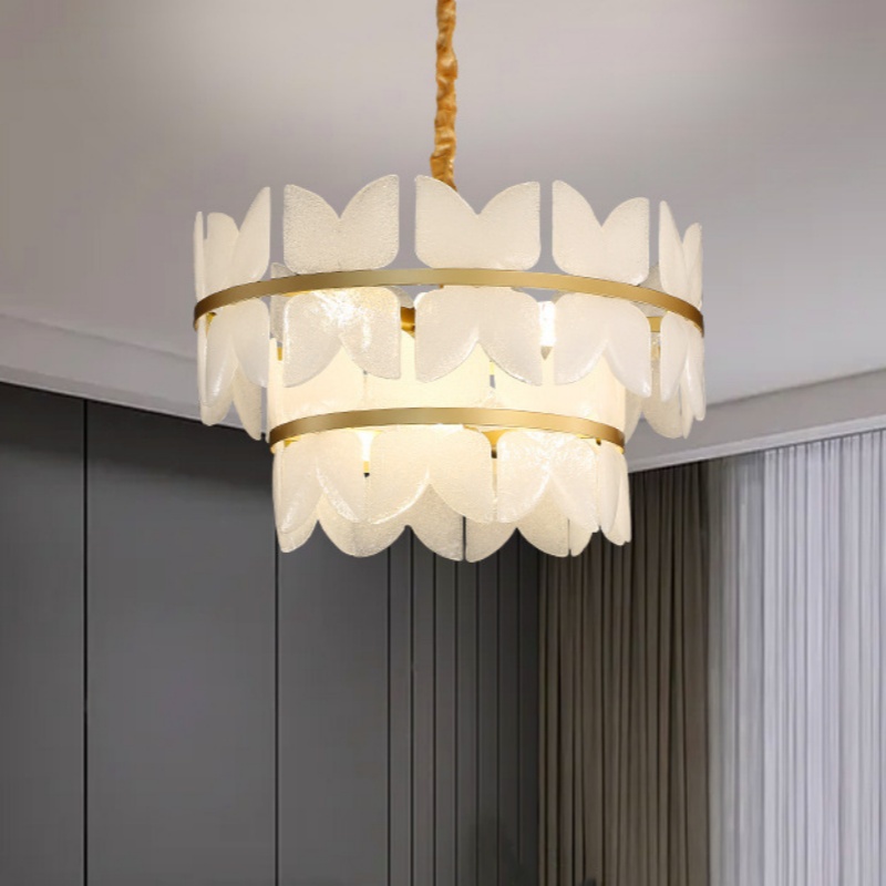 Gold Alabaster Marble Pendant Light - 图片 5